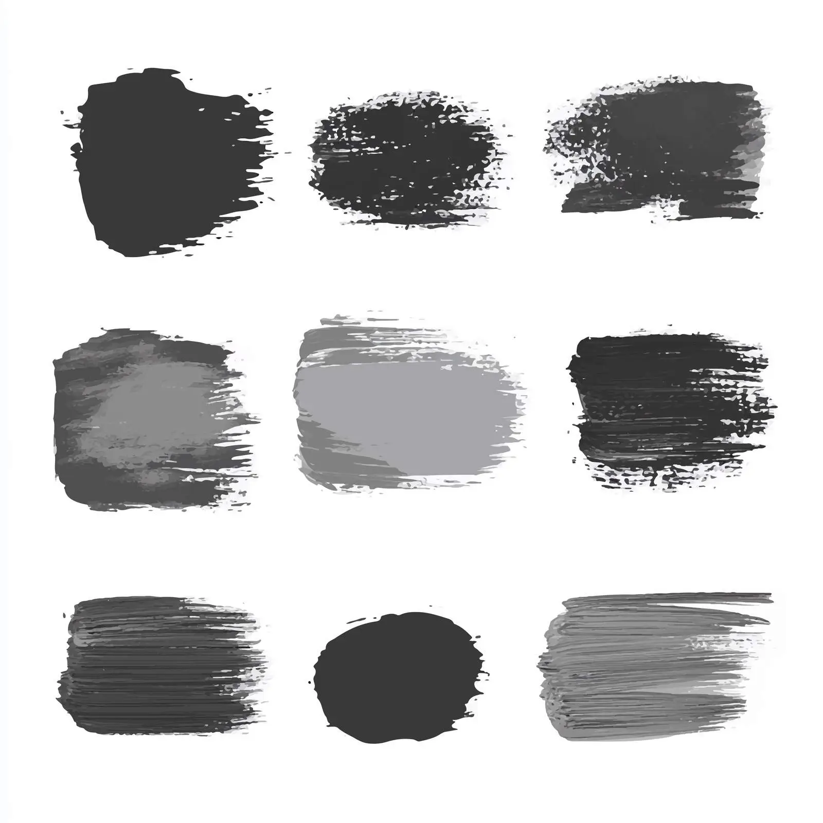 Gray Oil Paint Spot Vector on White Background — free download from Dotvec