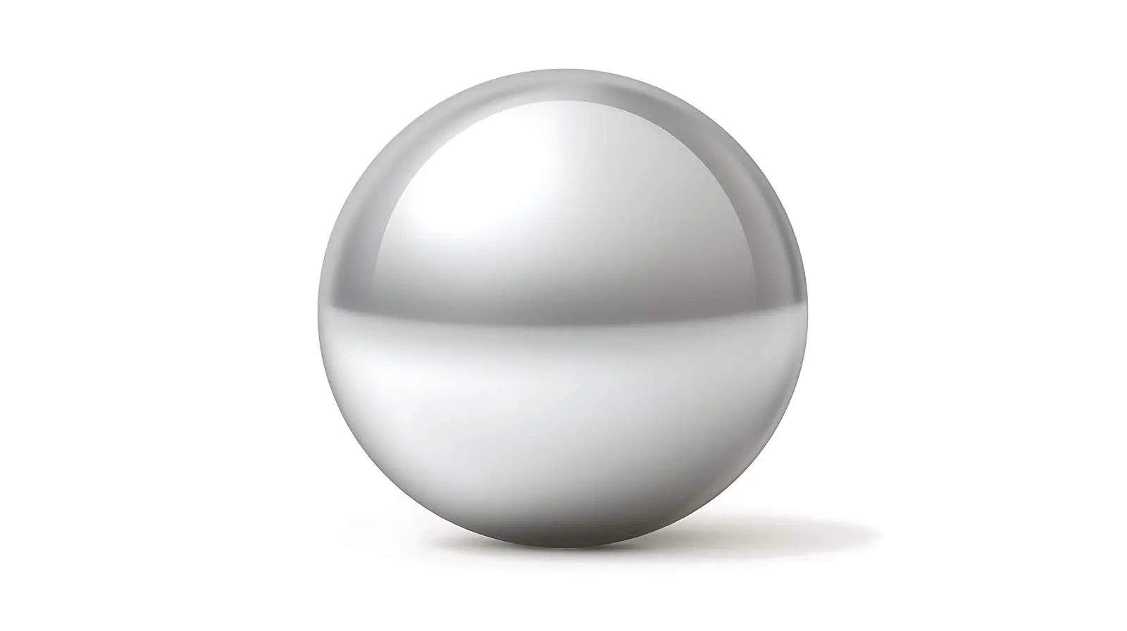 Silver Christmas Ball Cartoon Illustration — free download from Dotvec