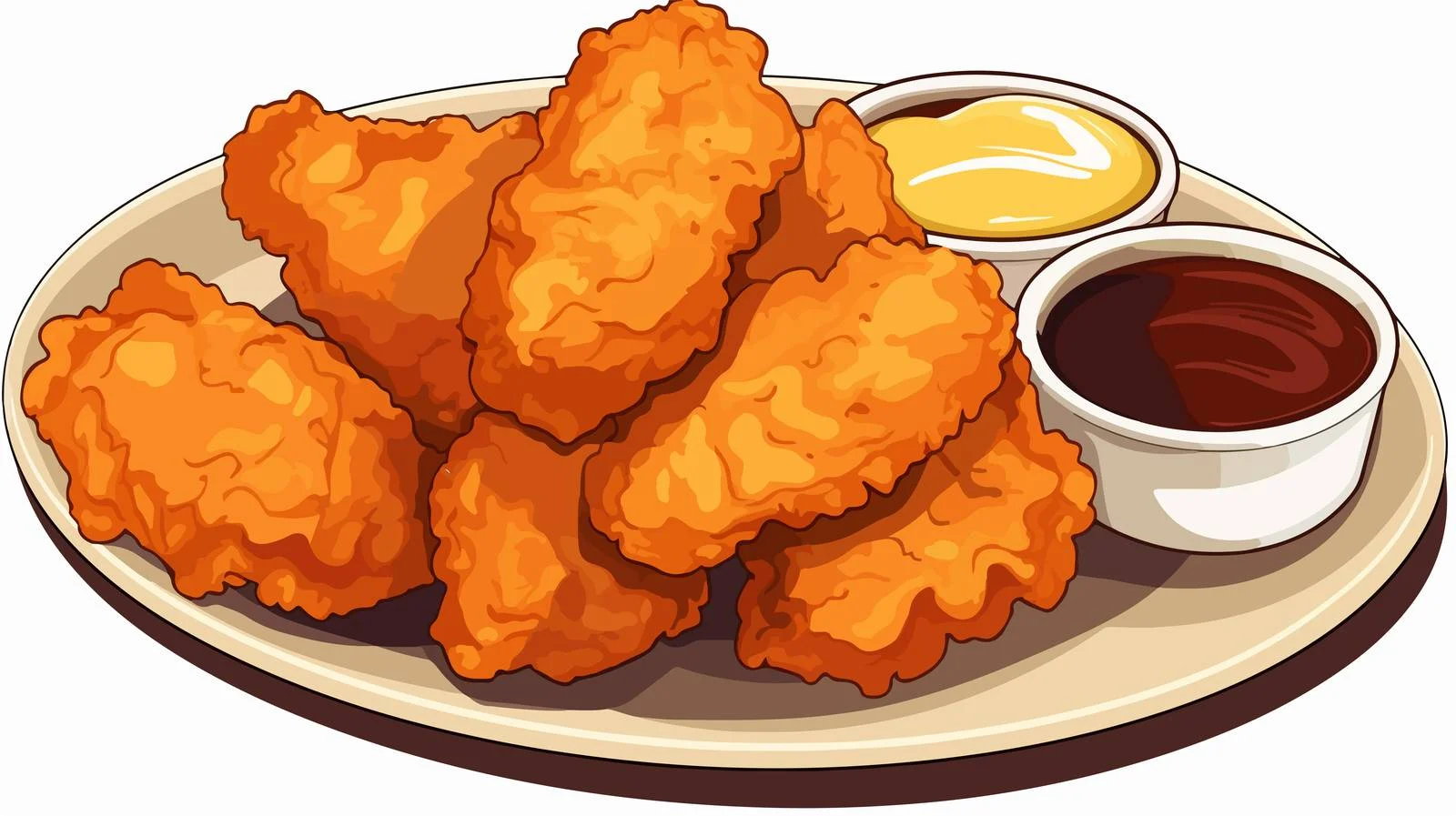 Handmade Fried Chicken Car Vector — free download from Dotvec