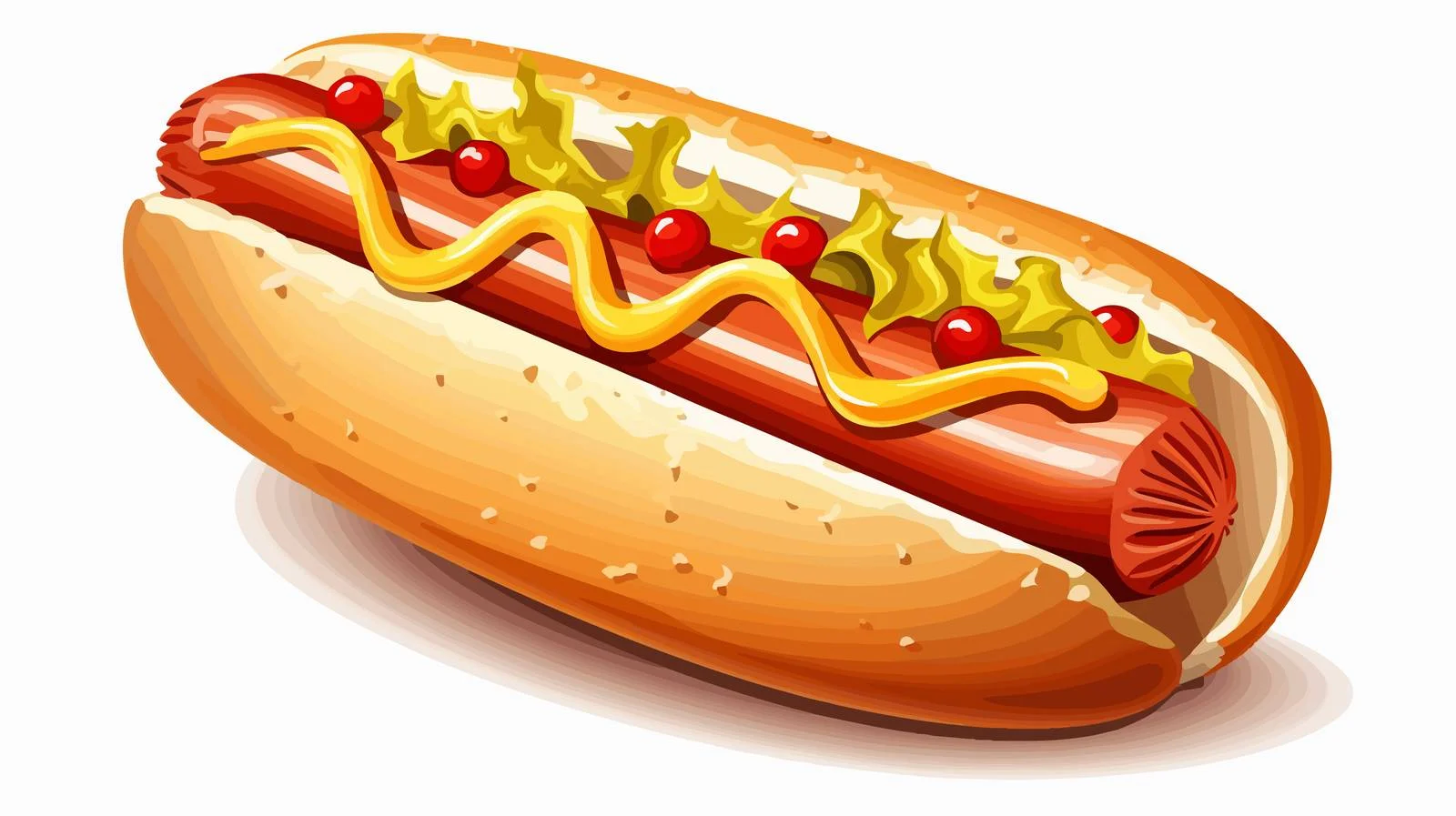 Handmade Hotdog Cartoon Vector Illustration — free download from Dotvec