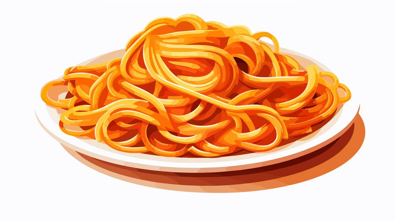 Illustration of Handmade Spaghetti — free download from Dotvec
