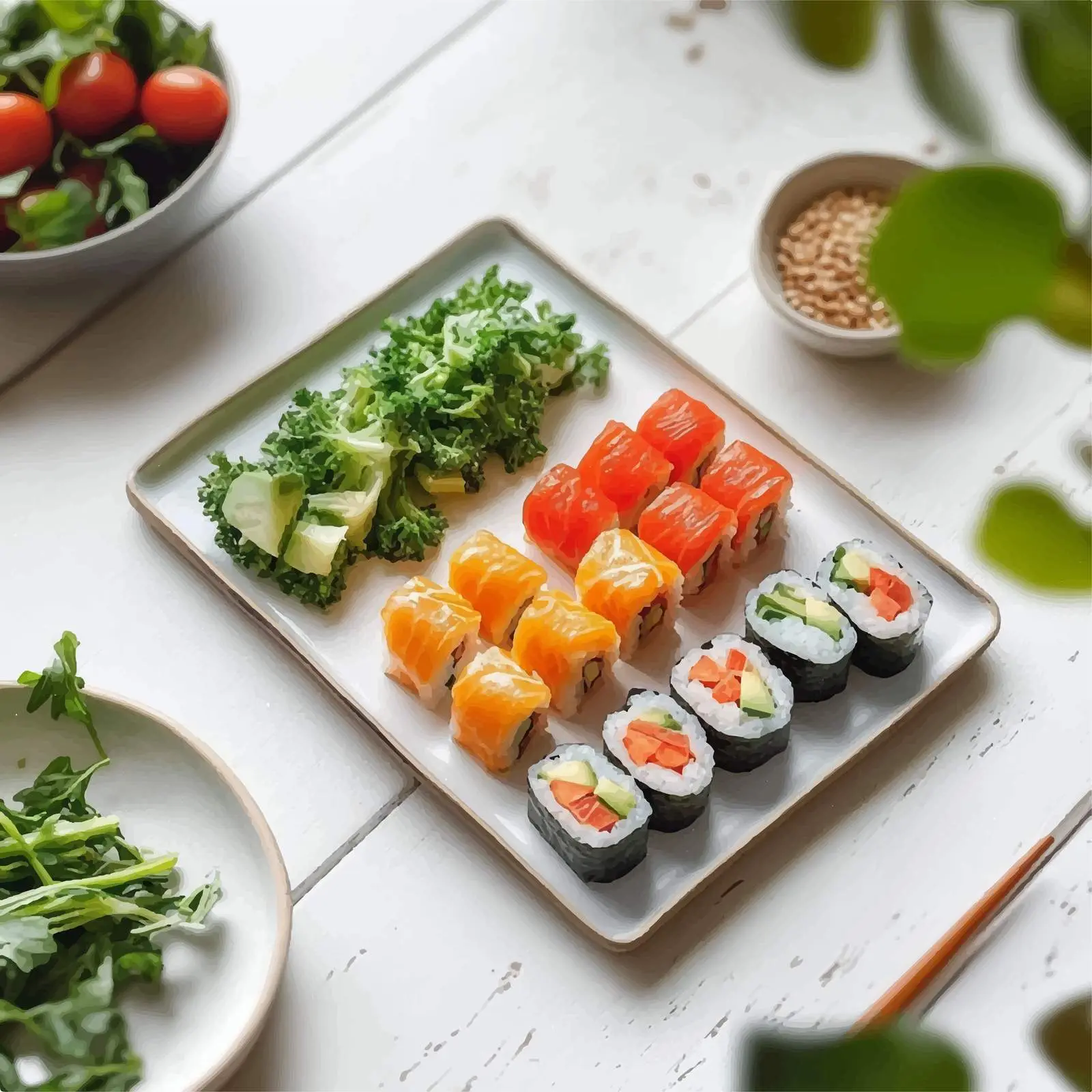 Cartoon Vegetable Icons Vector Set — free download from Dotvec