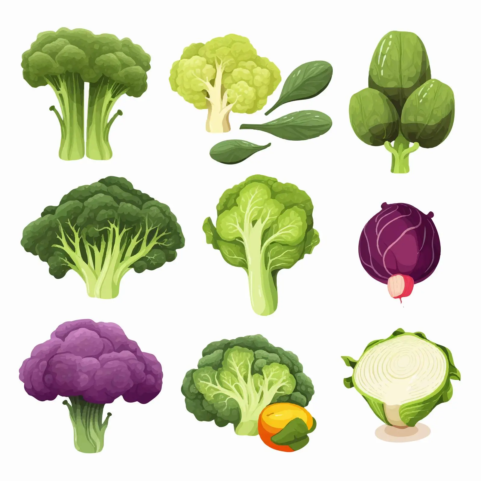 Assorted Vegetables Vector Collection — free download from Dotvec