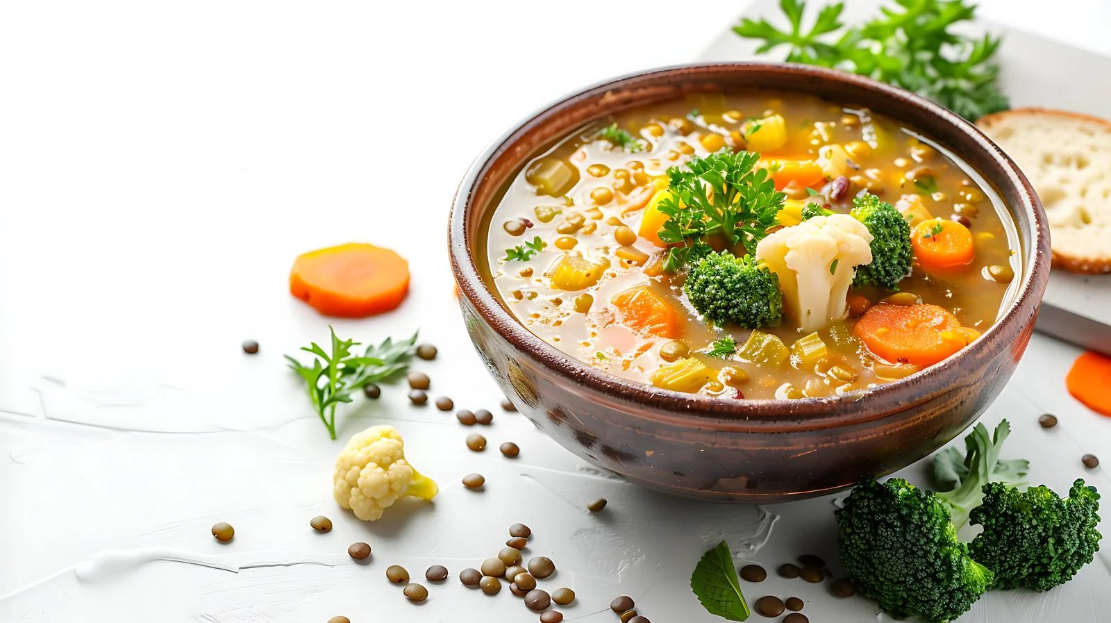 Vegetarian Lentil Soup Recipe — free download from Dotvec