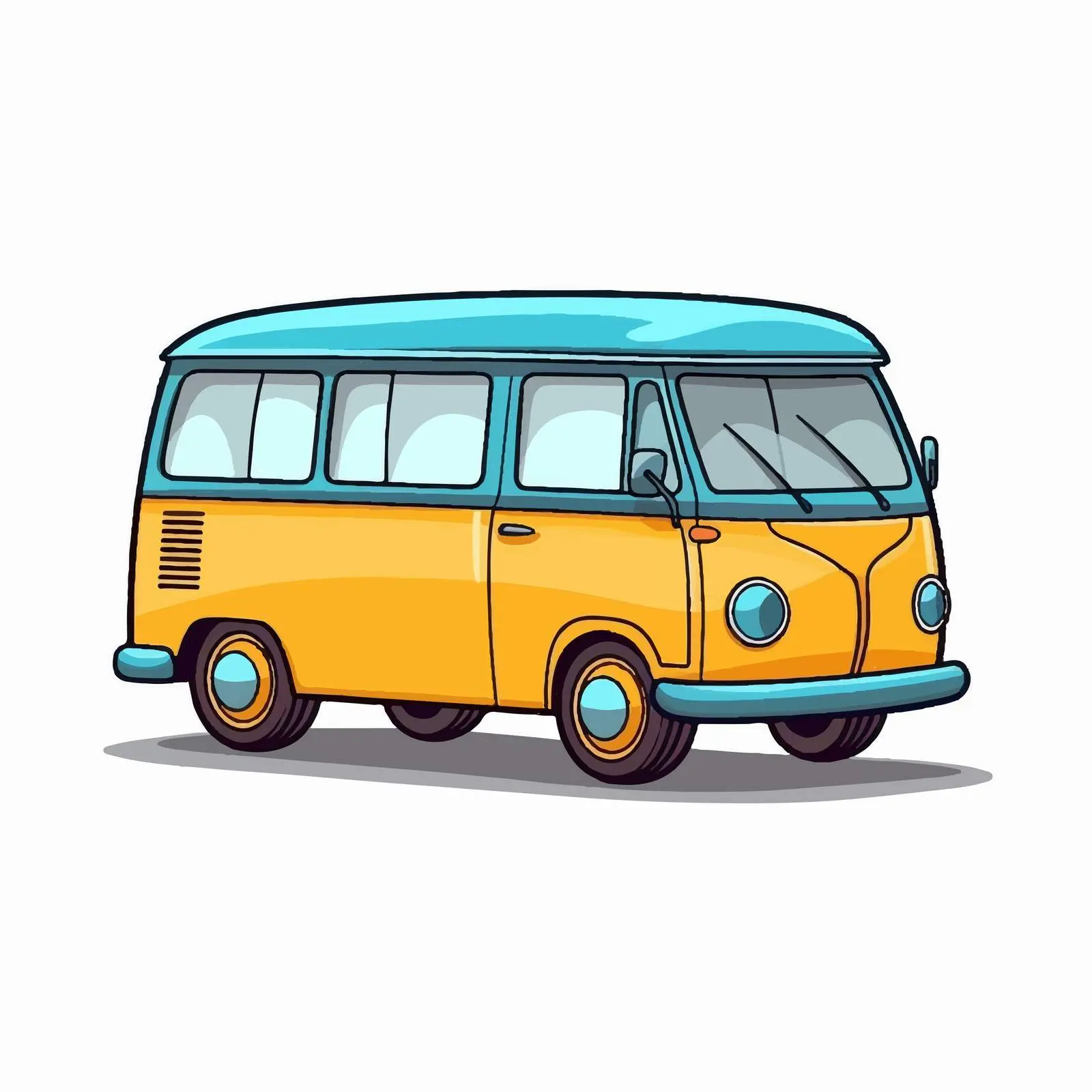 Cartoon Vehicle Icon Vector Illustration – free motorcycle image from Dotvec