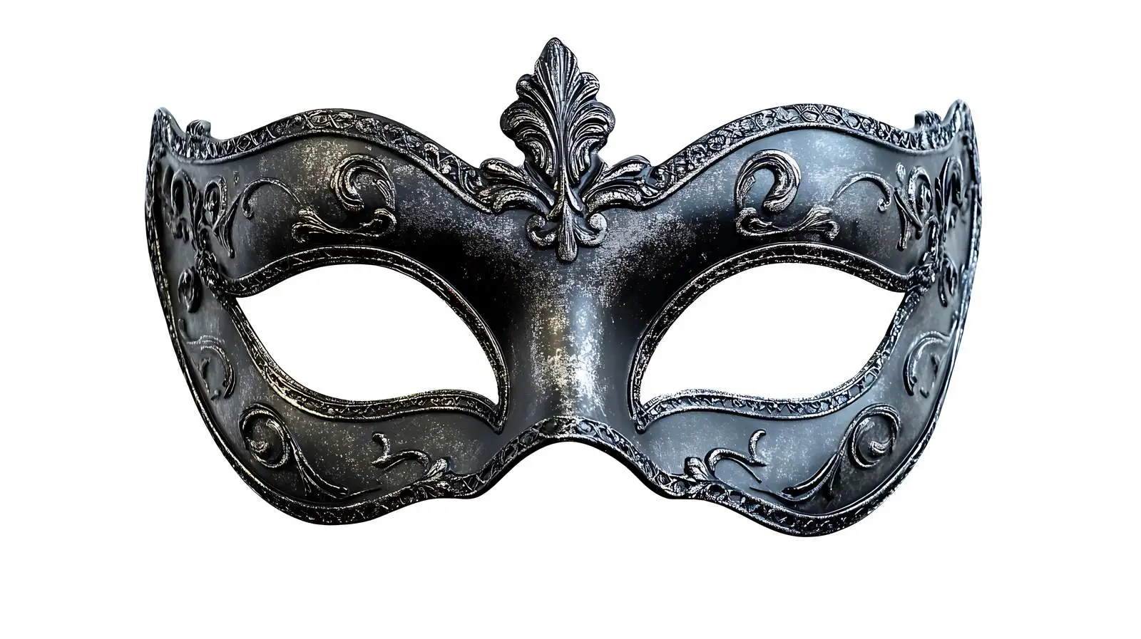 Venetian Carnival Mask Isolated Black Transparent — free download from Dotvec