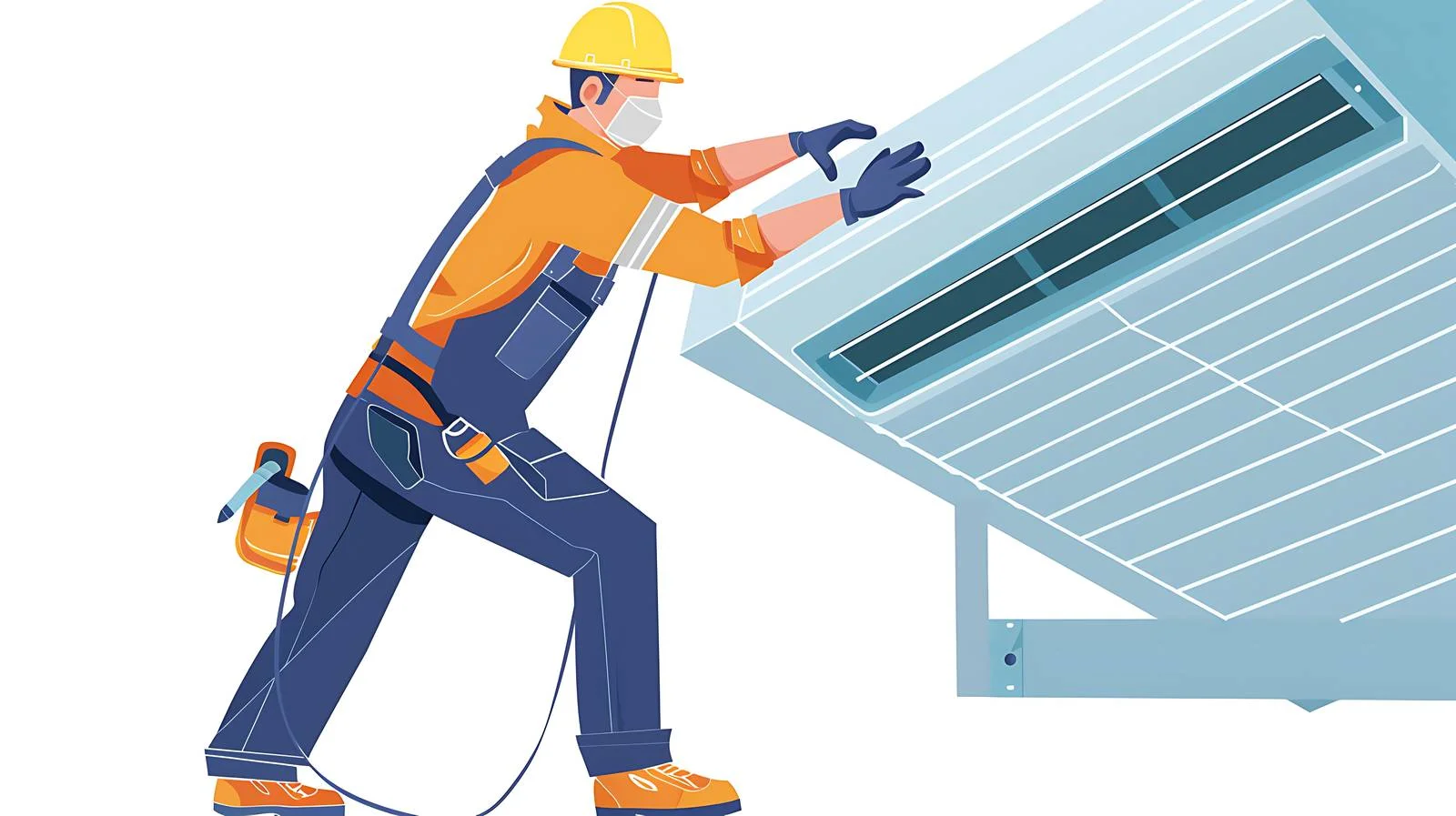 Ventilation Cleaning Specialist Repairing Vent — free download from Dotvec