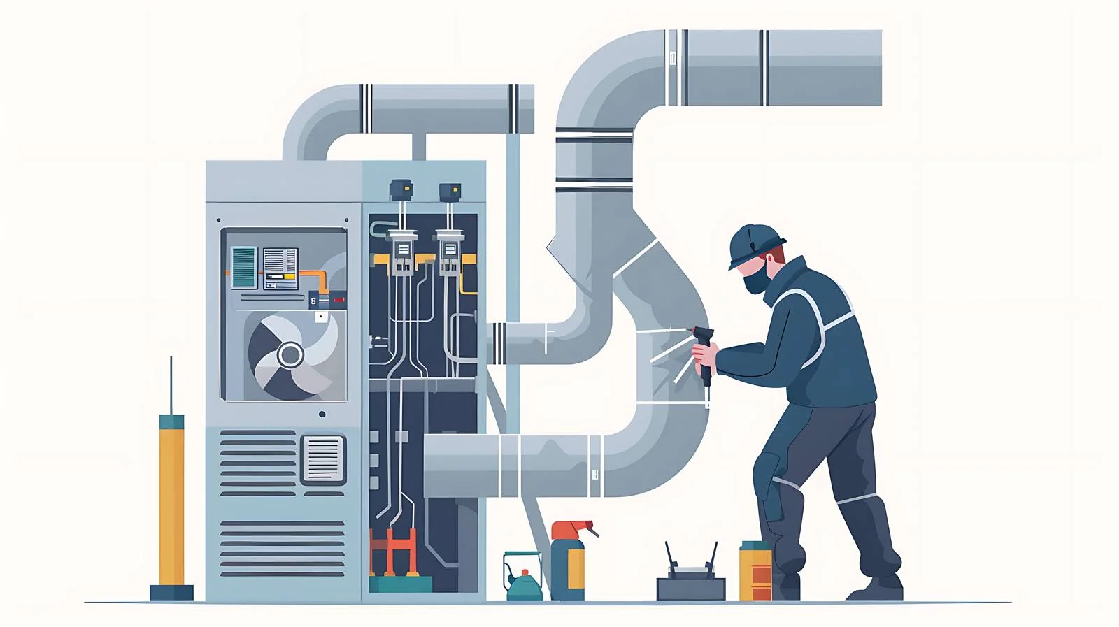 Ventilation Cleaning Specialist Repair Work — free download from Dotvec