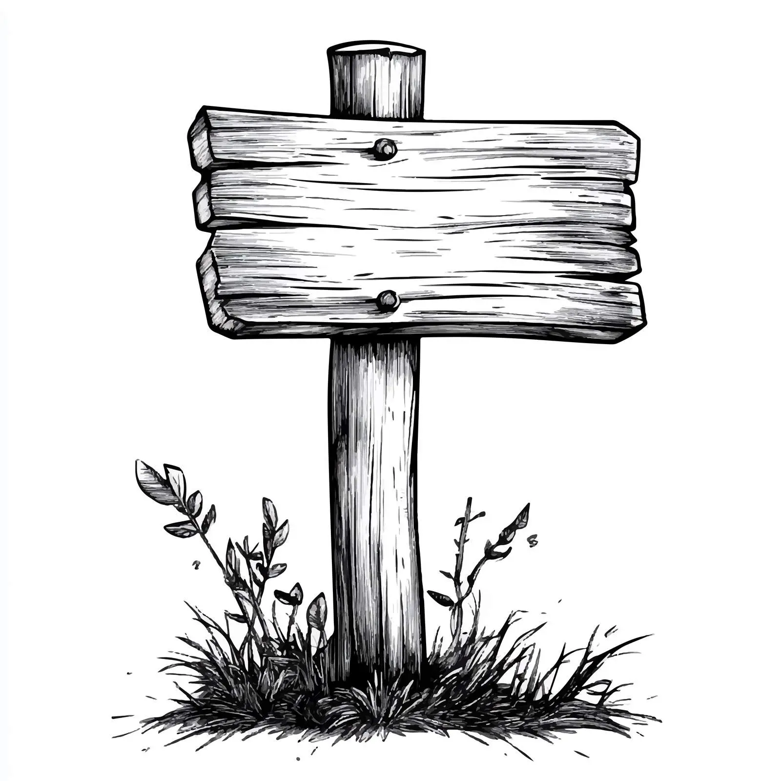 Cartoon Vector Illustration of Vertical Board — free download from Dotvec