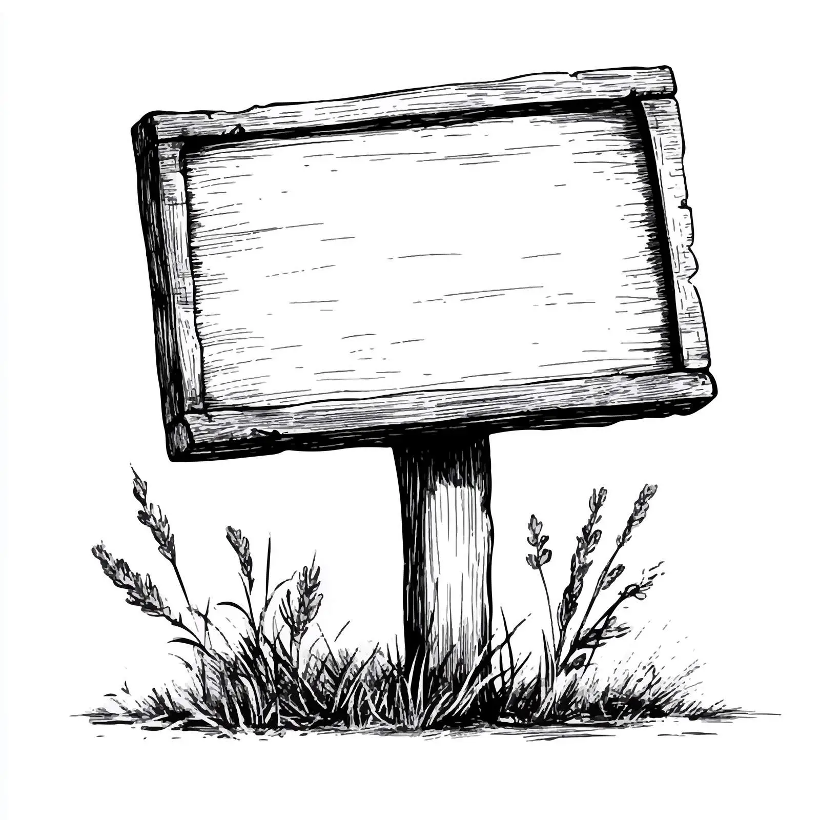 Black and White Cartoon Vertical Board Vector — free download from Dotvec