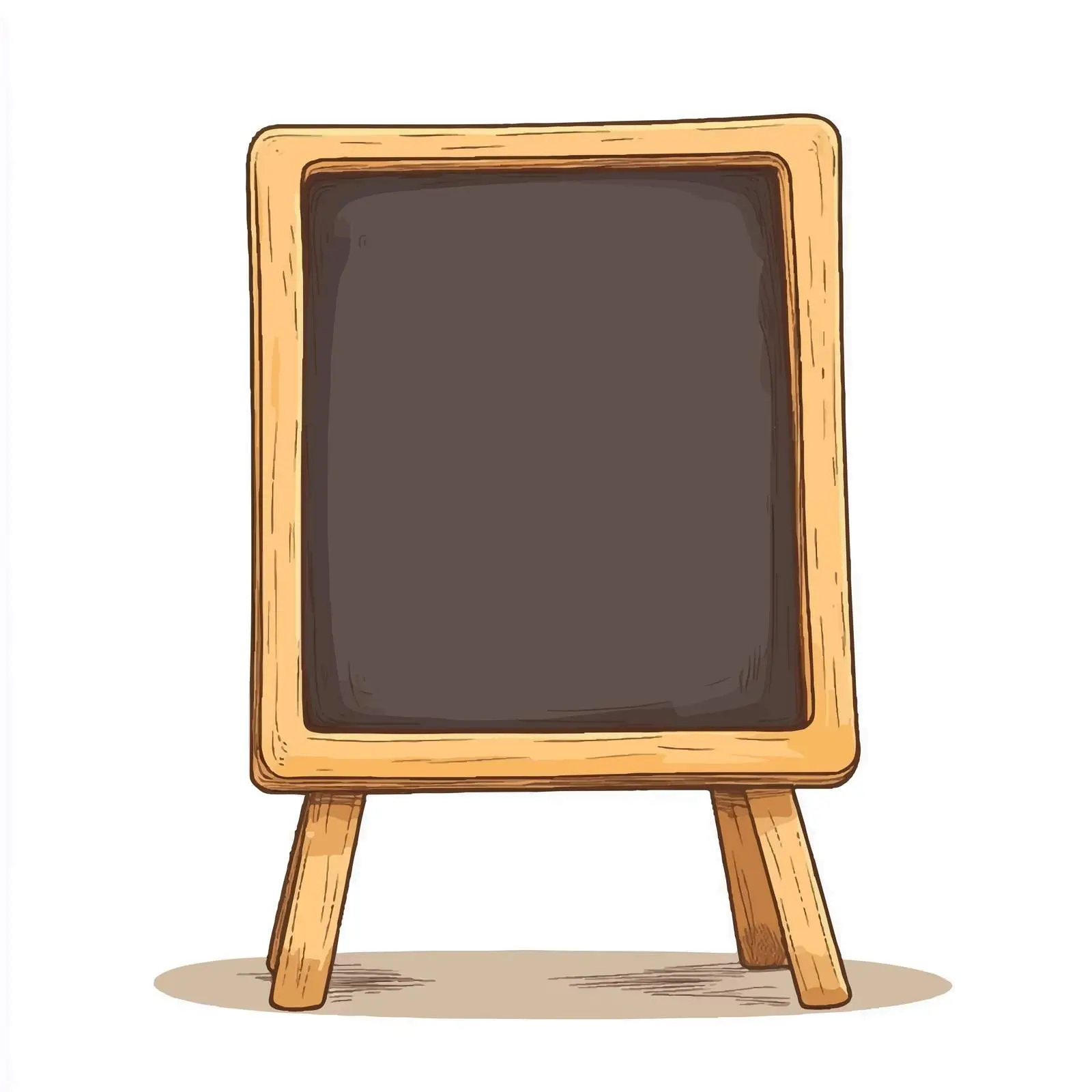 Hand-Drawn Cartoon Vertical Board Illustration — free download from Dotvec