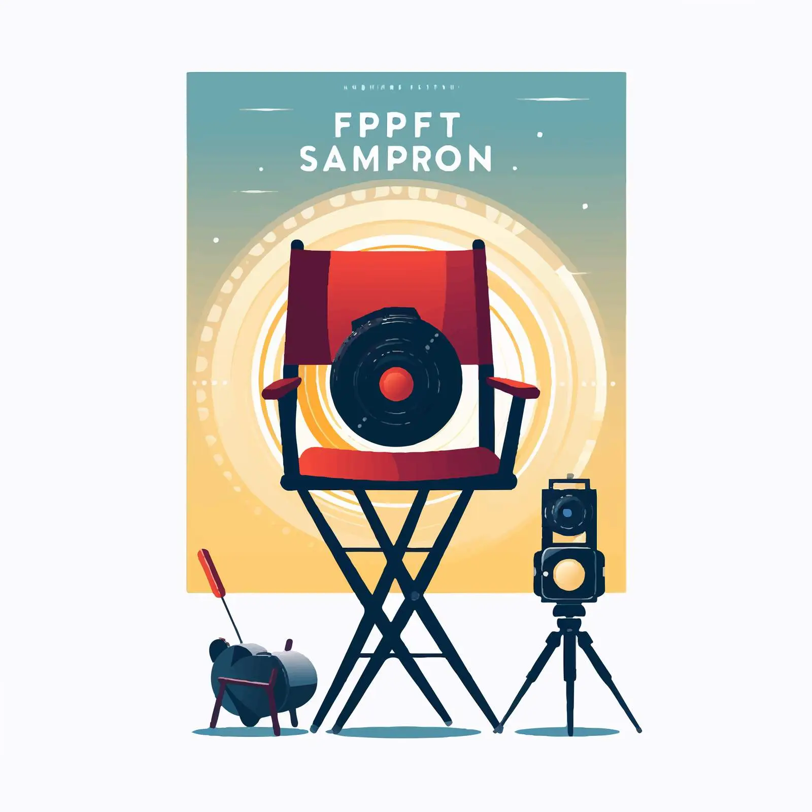 Art Film Night Premiere Vertical Poster Template — free download from Dotvec