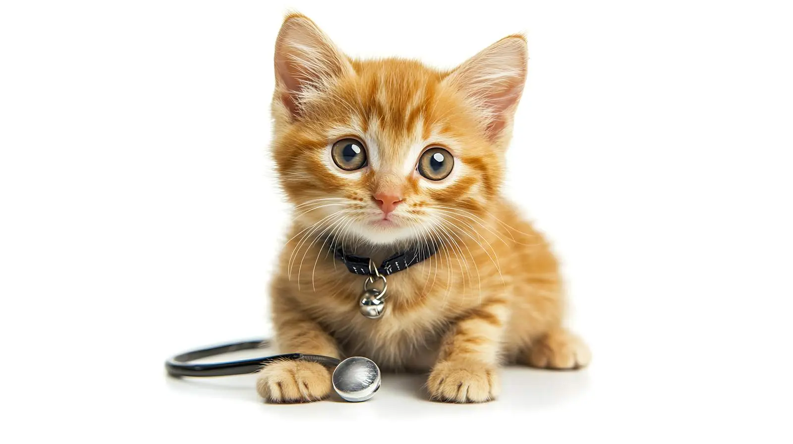 Veterinarian Examining Scottish Straight Kitten — free download from Dotvec