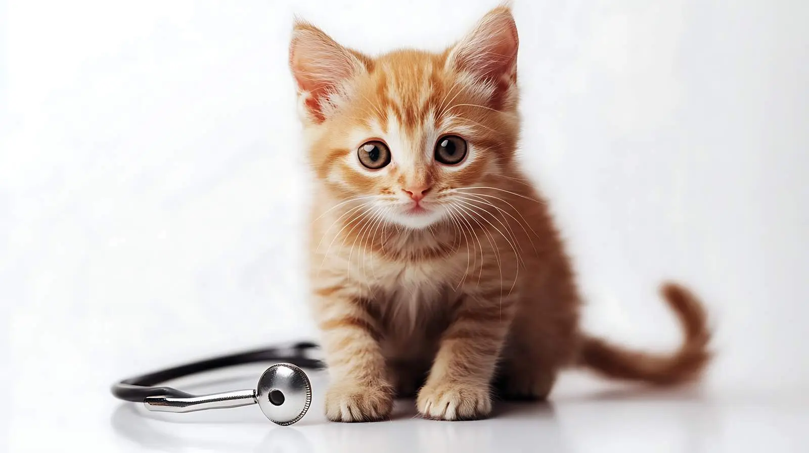Veterinarian Examines Scottish Straight Kitten – free animal treatment image from Dotvec