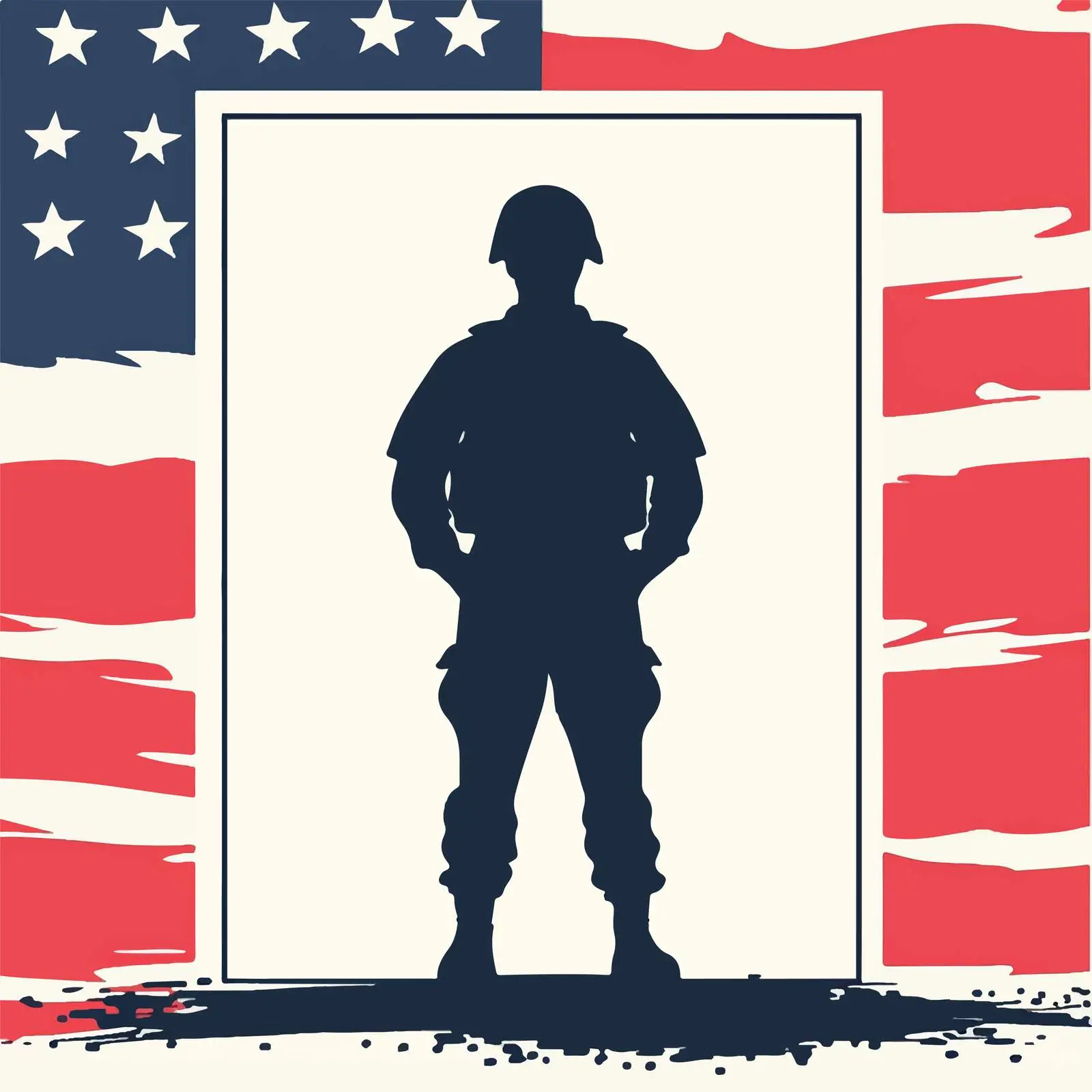 Veterans Day Celebration Flat Vector Illustration – free commemoration image from Dotvec