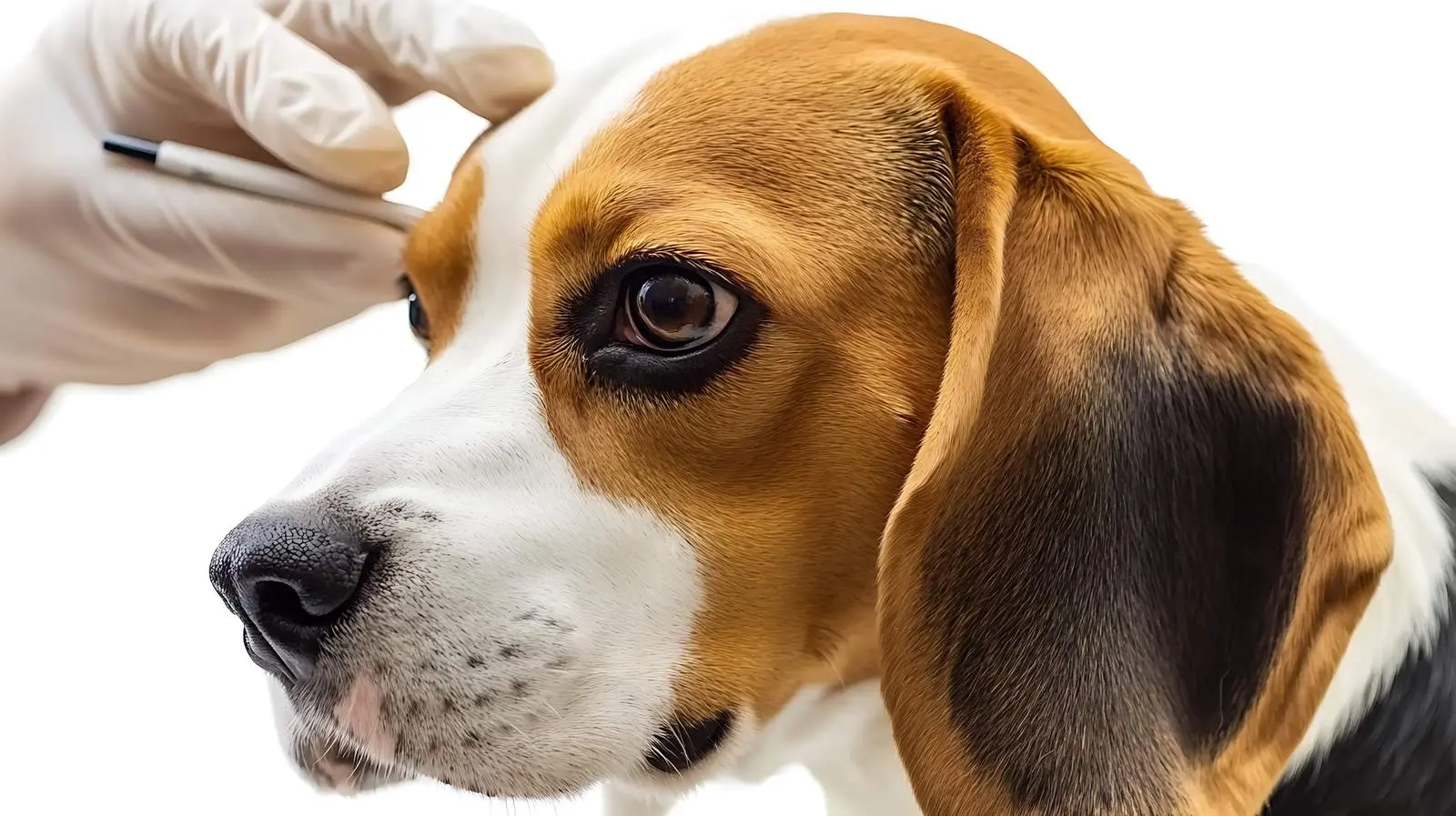 Veterinarian Examining Beagle Dog Ears – free cleaning image from Dotvec
