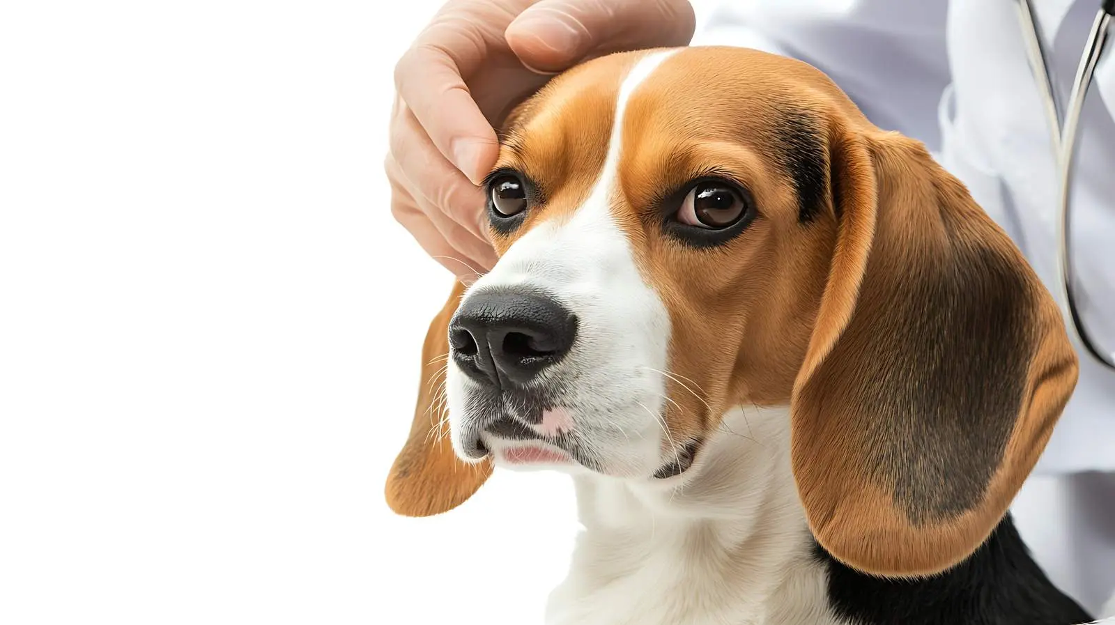 Veterinarian Examines Beagle's Ears — free download from Dotvec