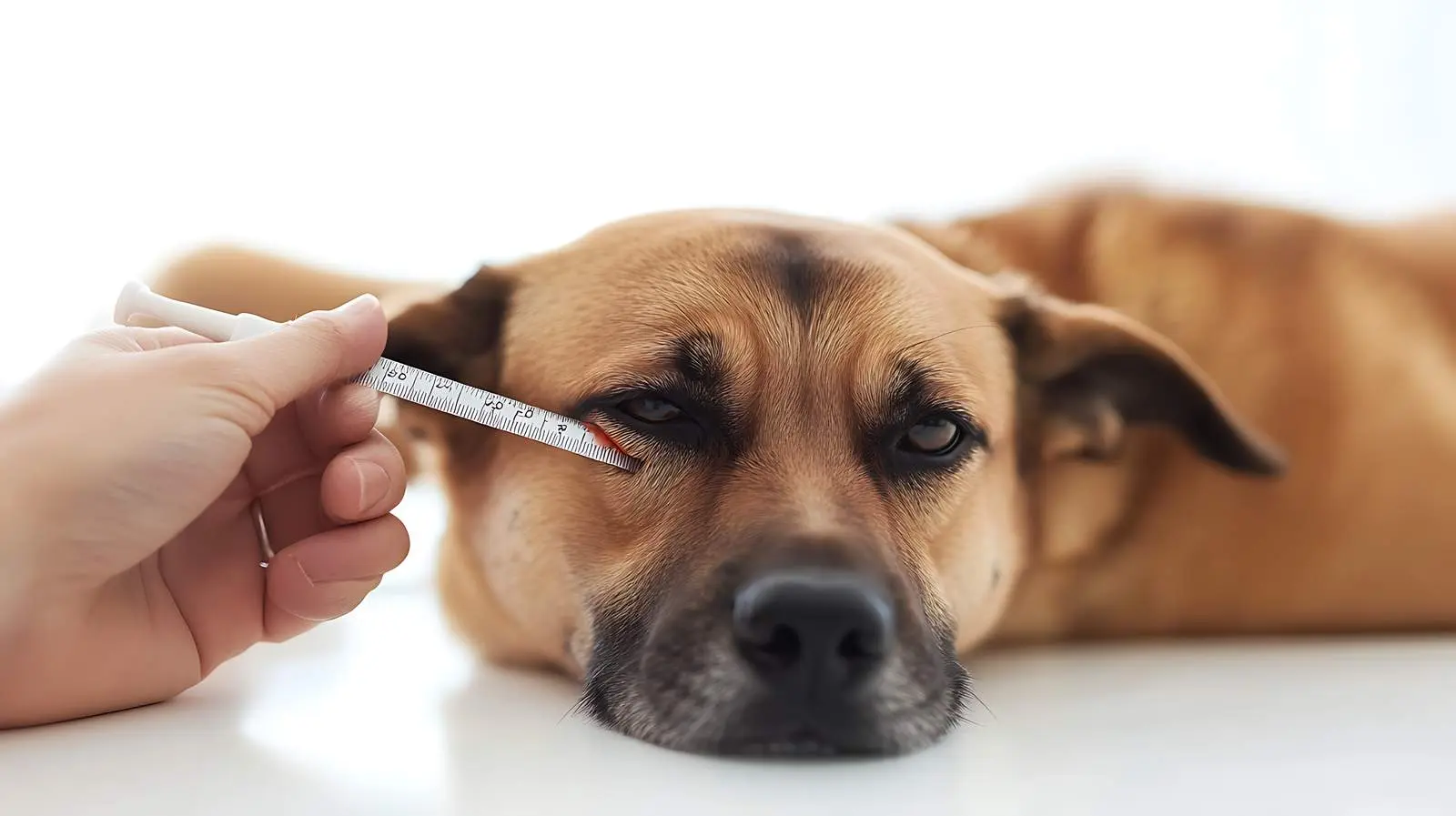 Veterinarian Measuring Dog's Body Temperature — free download from Dotvec