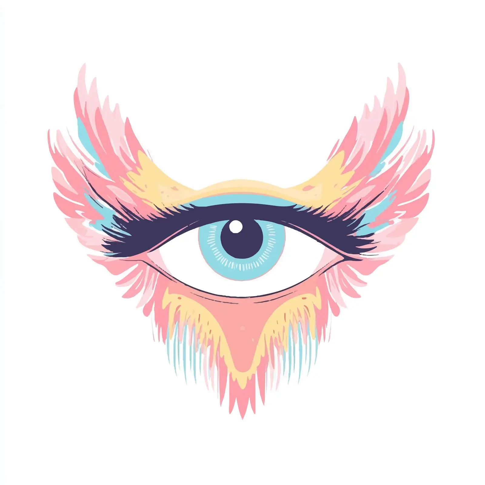 Female Eye Icon Representing View and Look Concept — free download from Dotvec