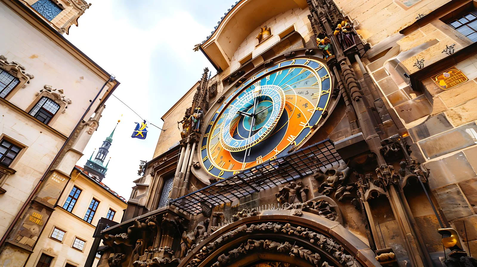 Historic Astronomical Clock in Prague — free download from Dotvec