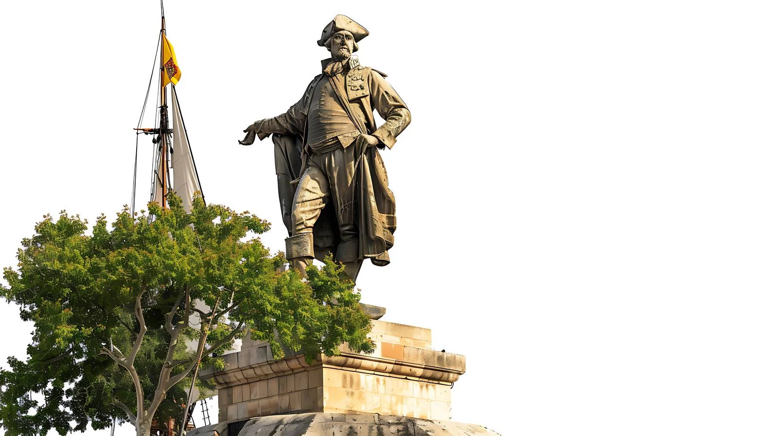 Christopher Columbus Monument Barcelona View — free download from Dotvec