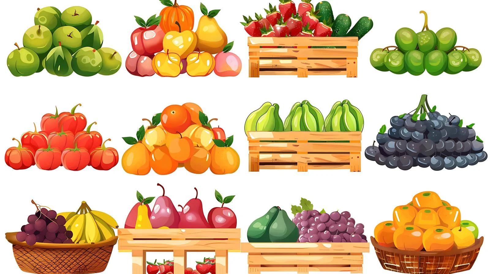 Assorted Sweet Fruits for Sale — free download from Dotvec