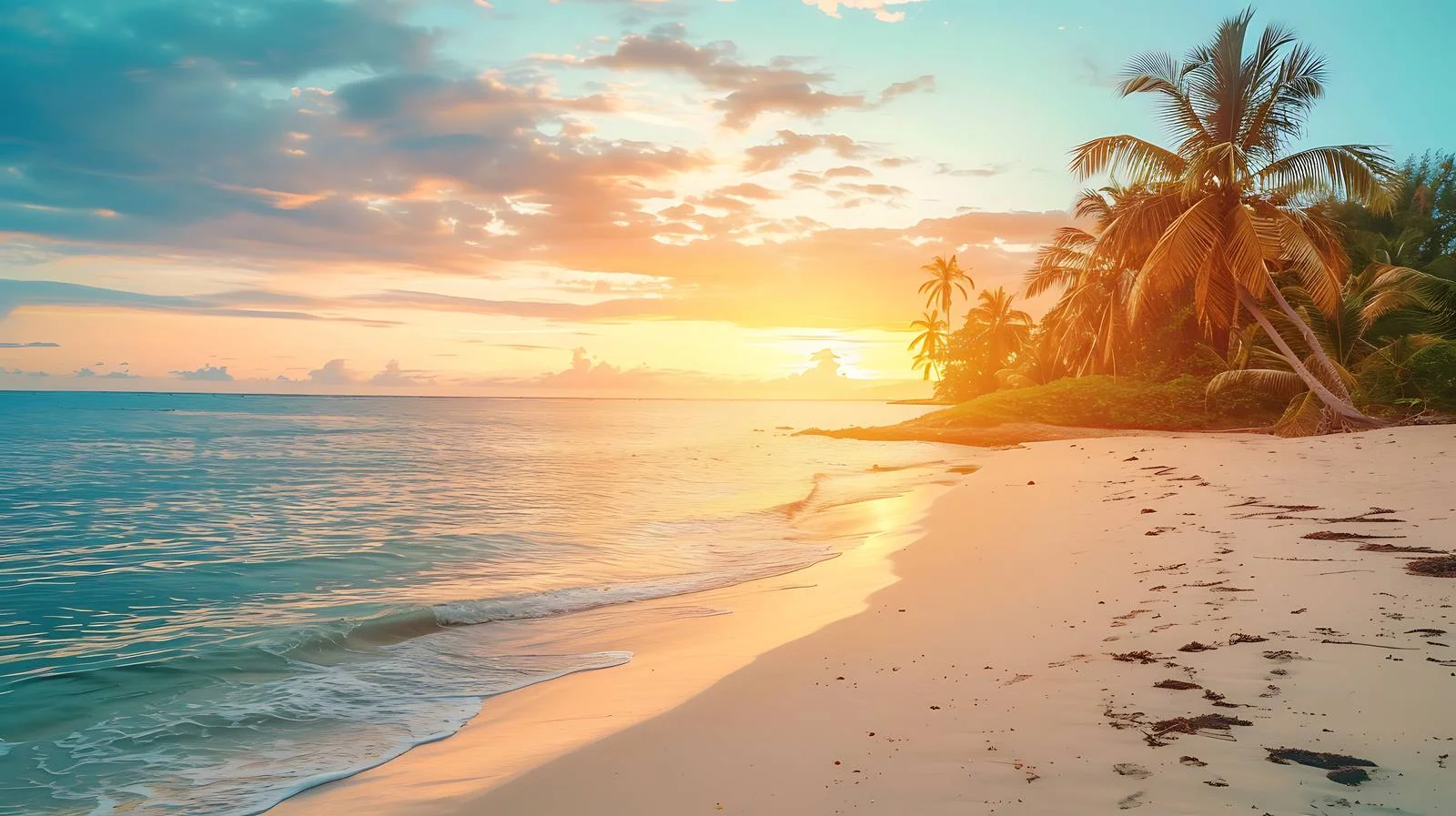 Serene Sunset Beach Getaway — free download from Dotvec