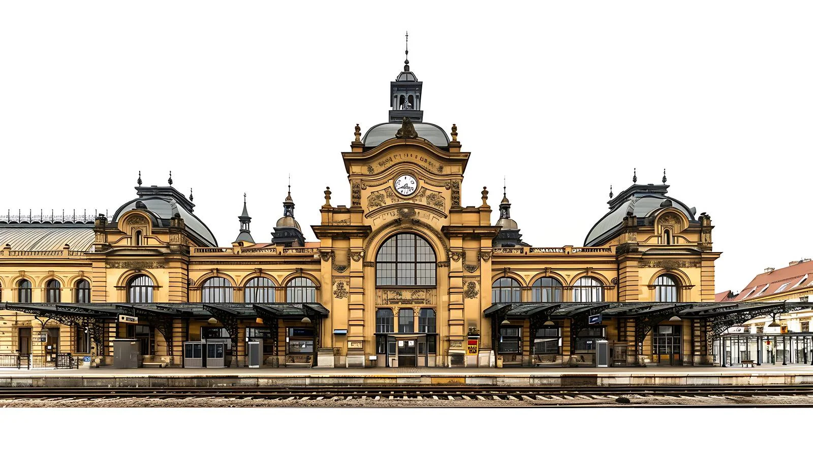 Prague Main Railway Station View — free download from Dotvec