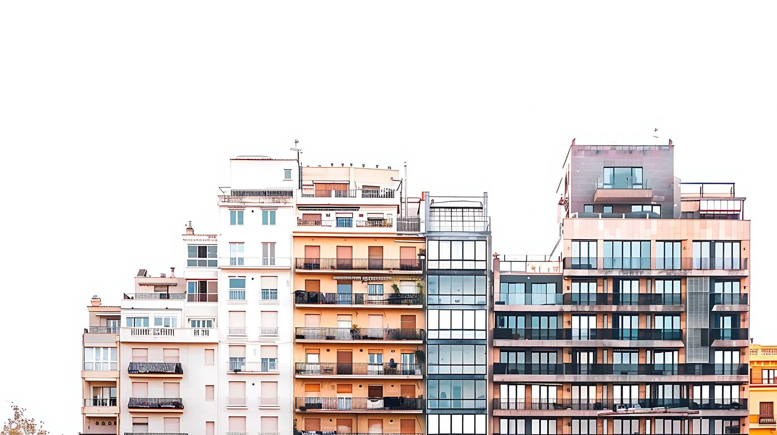 Modern Building in Barcelona, Spain Cityscape — free download from Dotvec