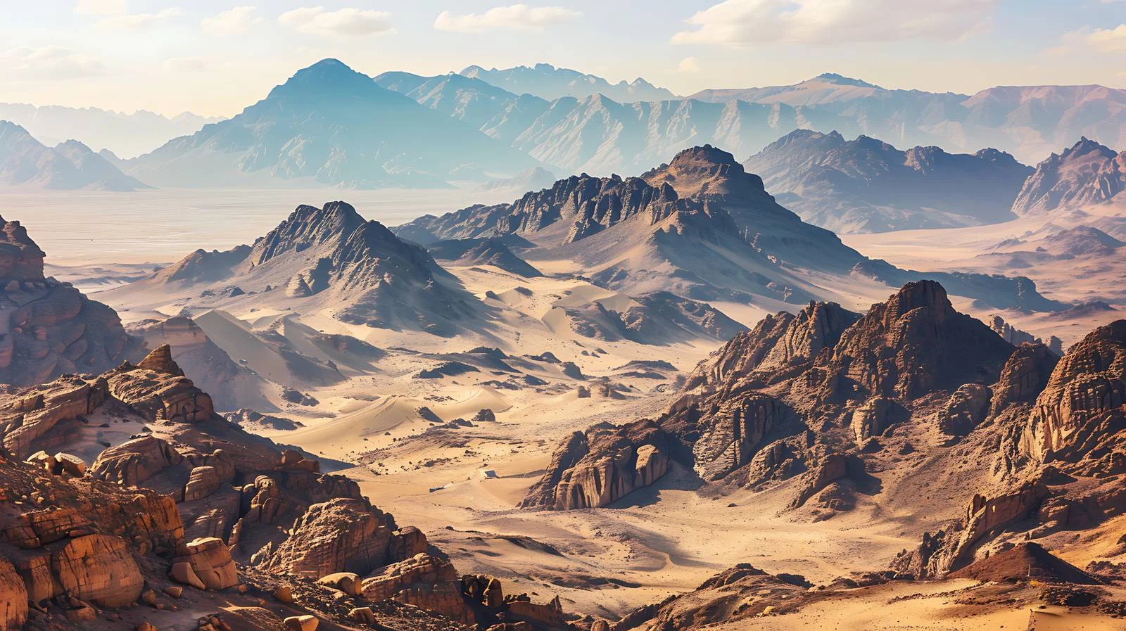 Scenic Sinai Desert Mountains — free download from Dotvec