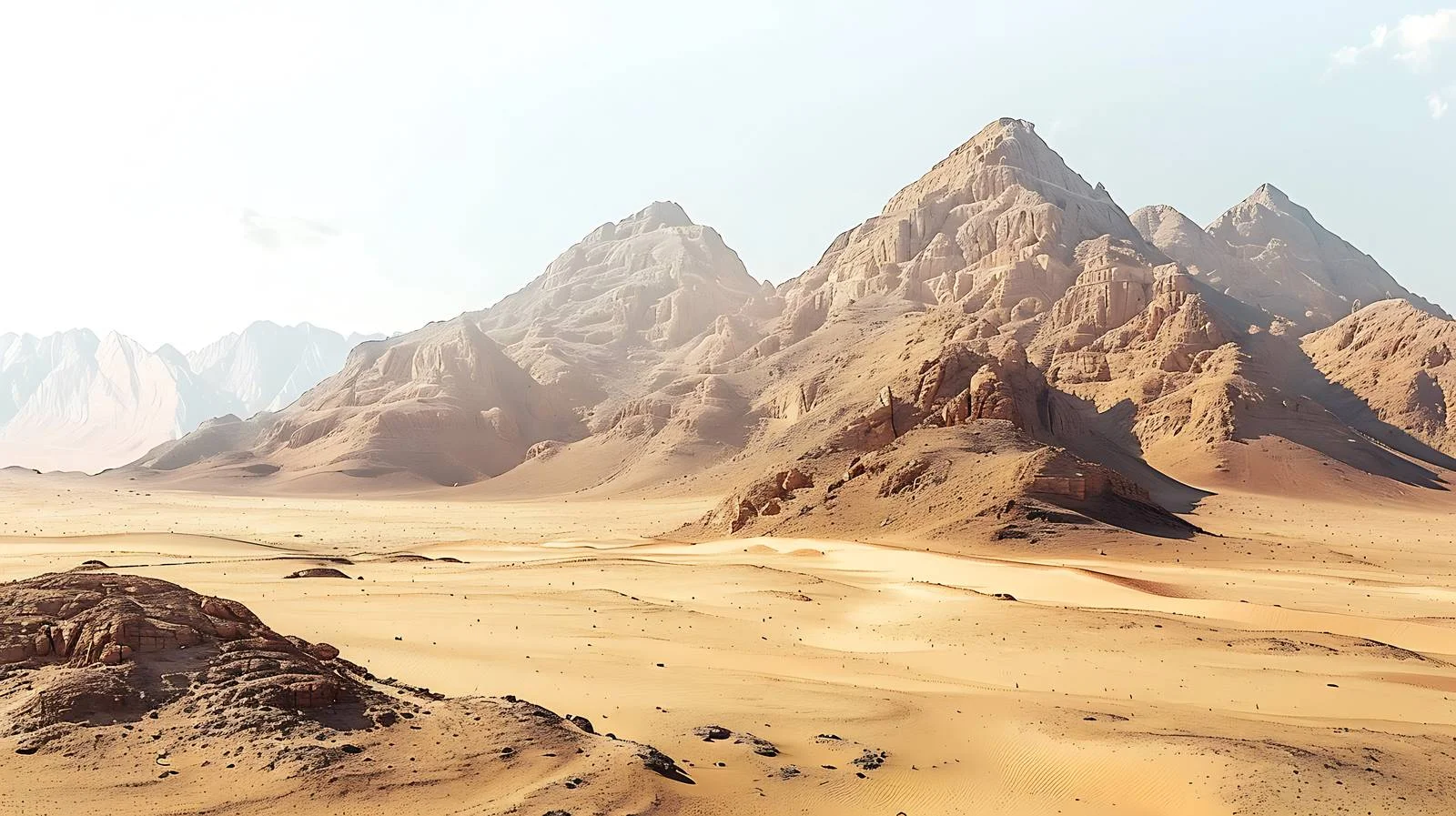 Scenic Sinai Desert Mountain View — free download from Dotvec