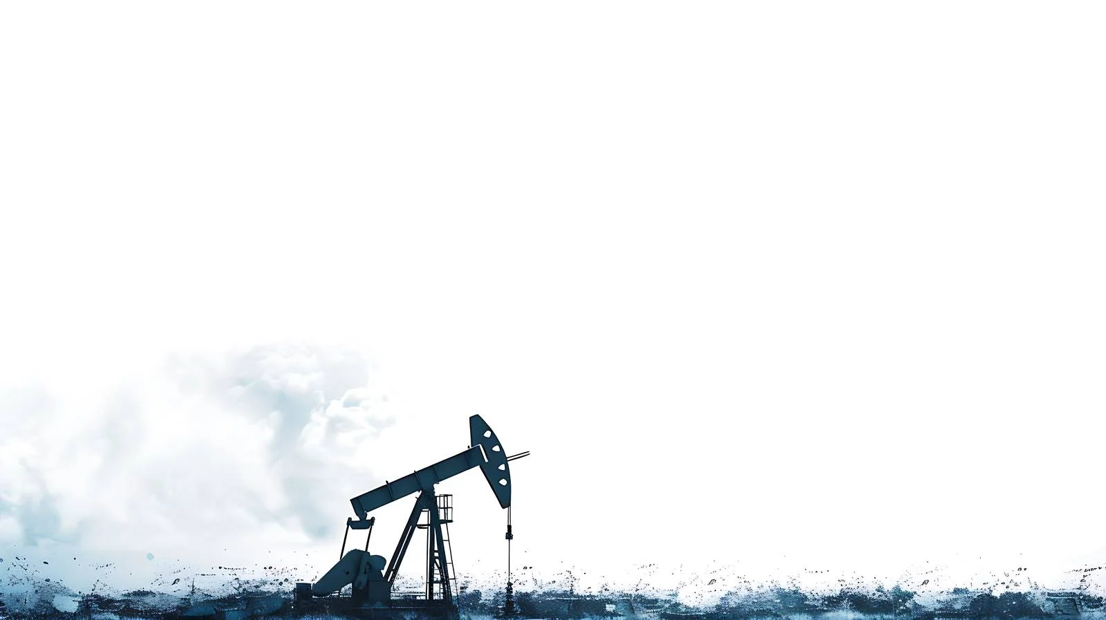 Scenic Oil Field Under Cloudy Sky — free download from Dotvec