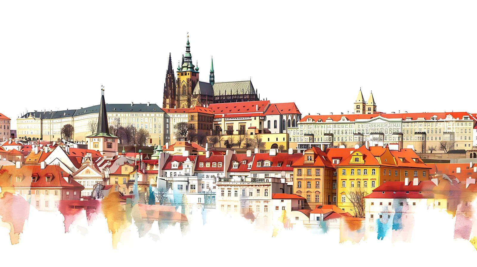 Scenic View of Prague Old Town — free download from Dotvec