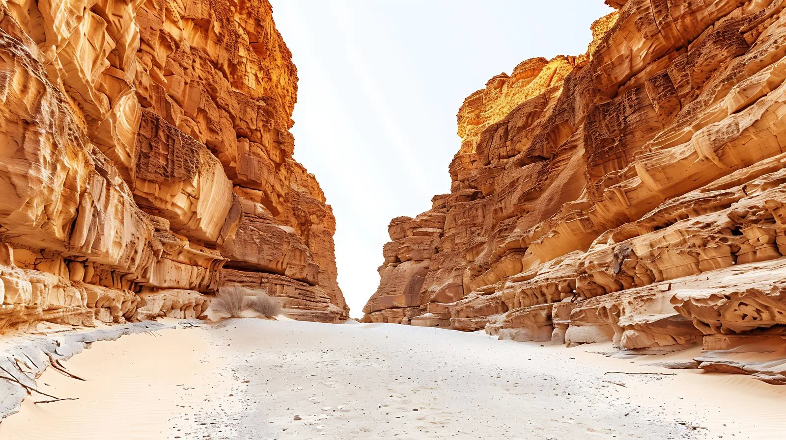 Scenic View of Red Salam Canyon — free download from Dotvec