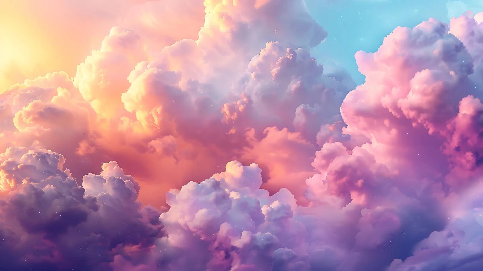 Vibrant Sunset Sky with Multicolor Clouds — free download from Dotvec