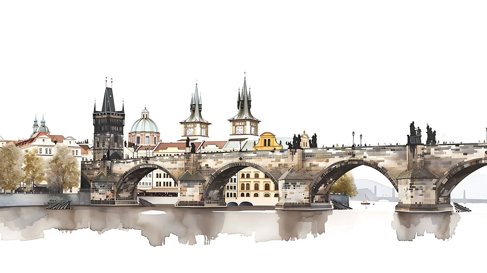 Iconic Charles Bridge, Prague: Czech Republic — free download from Dotvec