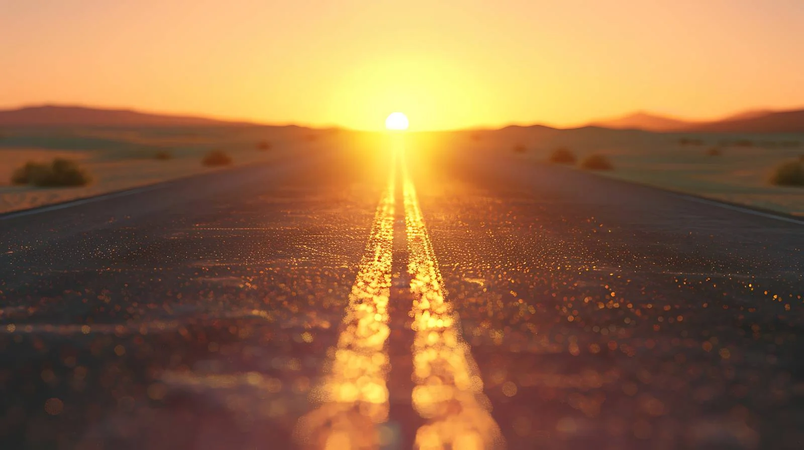Egyptian Sunset Road View — free download from Dotvec