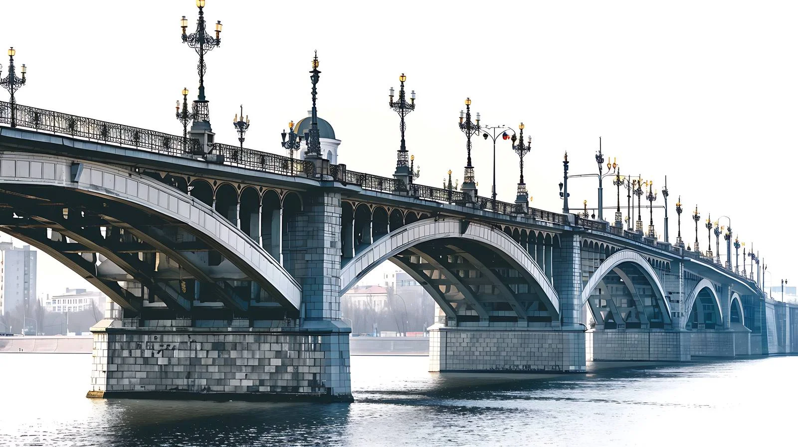 South Bridge in Kiev, Ukraine — free download from Dotvec