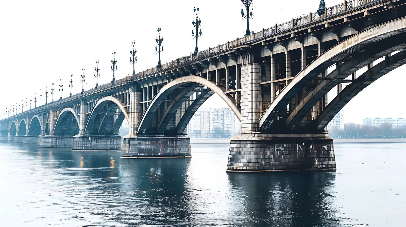 South Bridge Kiev Ukraine Isolated View — free download from Dotvec