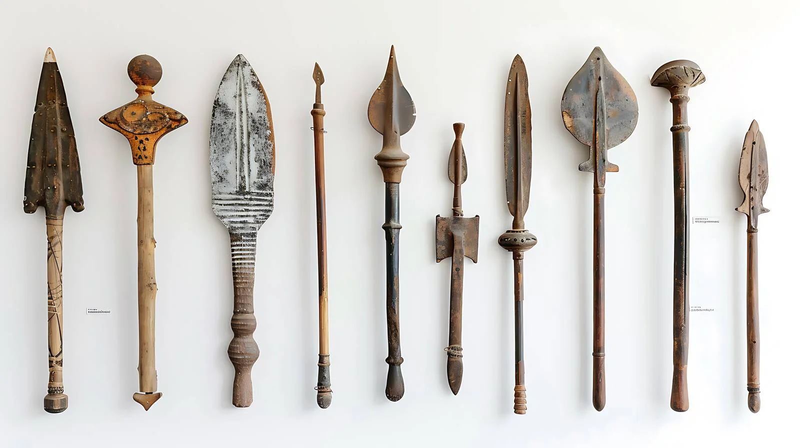 Antique Spears Displayed in Museum — free download from Dotvec