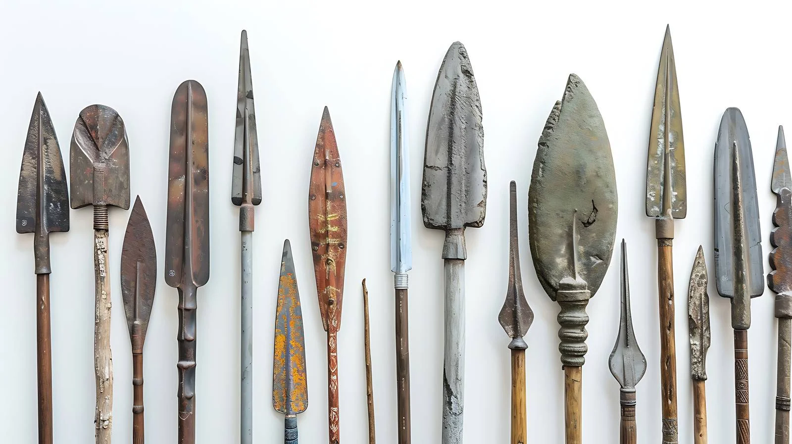 Ancient Spears in Museum Display — free download from Dotvec