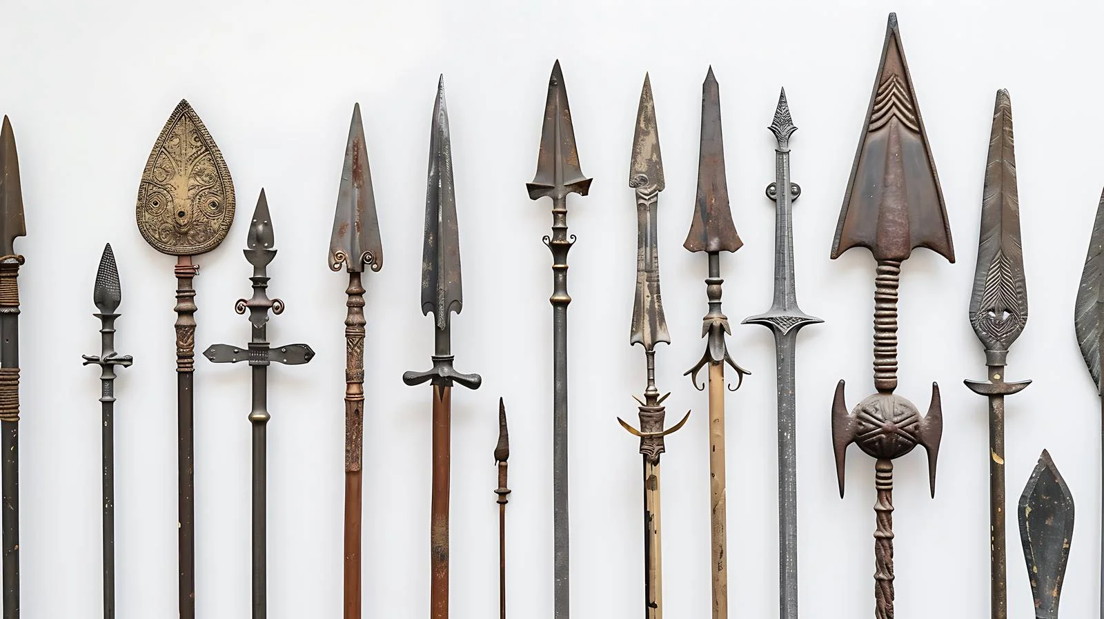 Ancient Spears Museum Display — free download from Dotvec