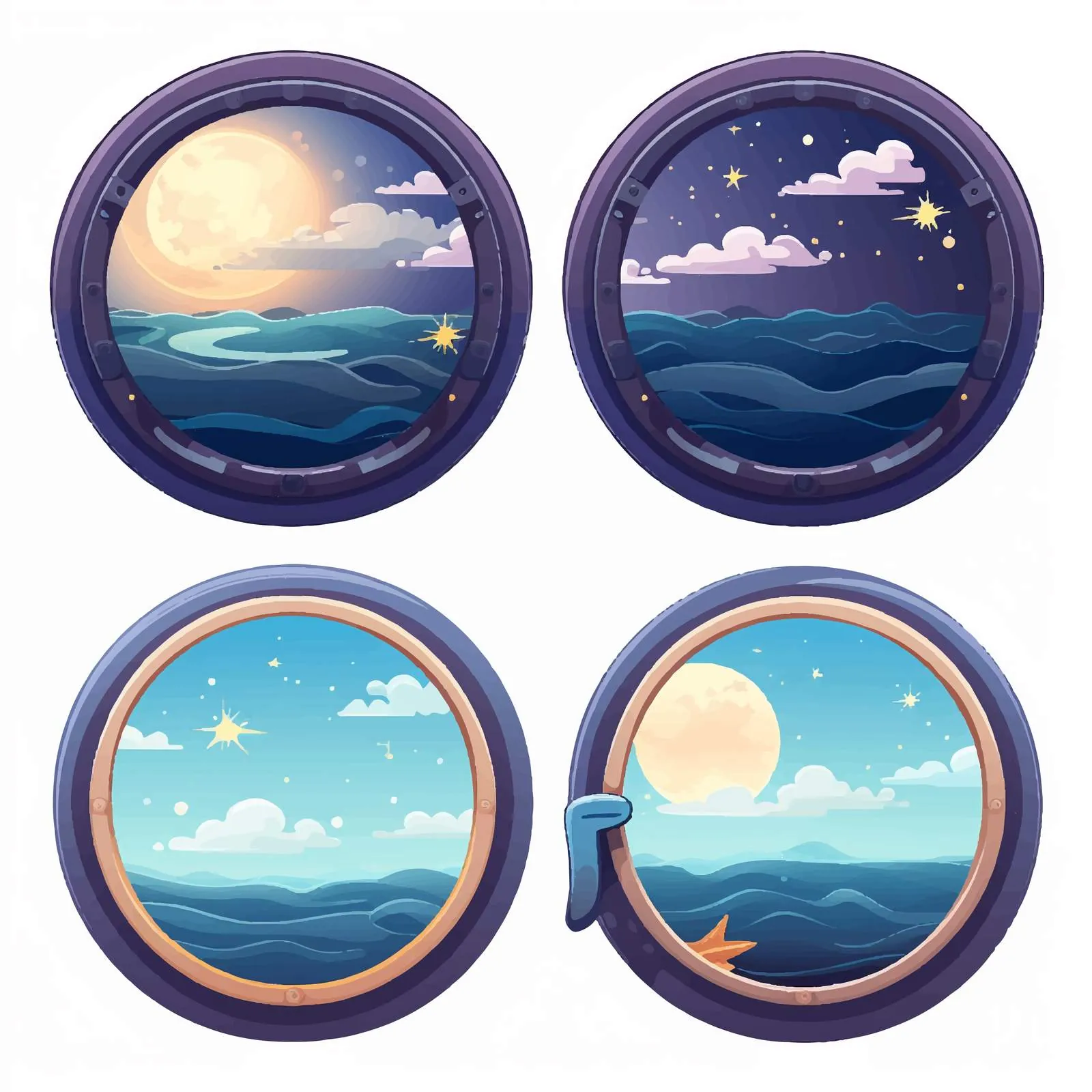 Scenic Skyscapes Through Plane Windows — free download from Dotvec