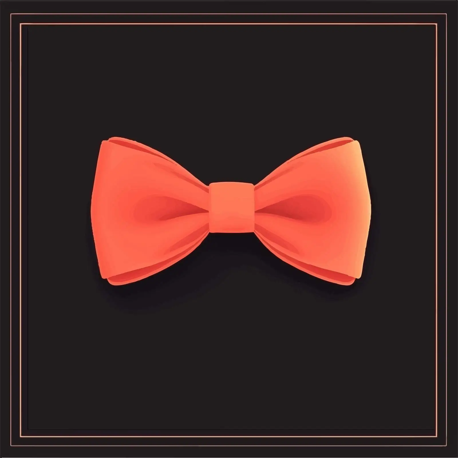 Vintage Bow Tie Icon Vector Illustration – free stylish accessory image from Dotvec