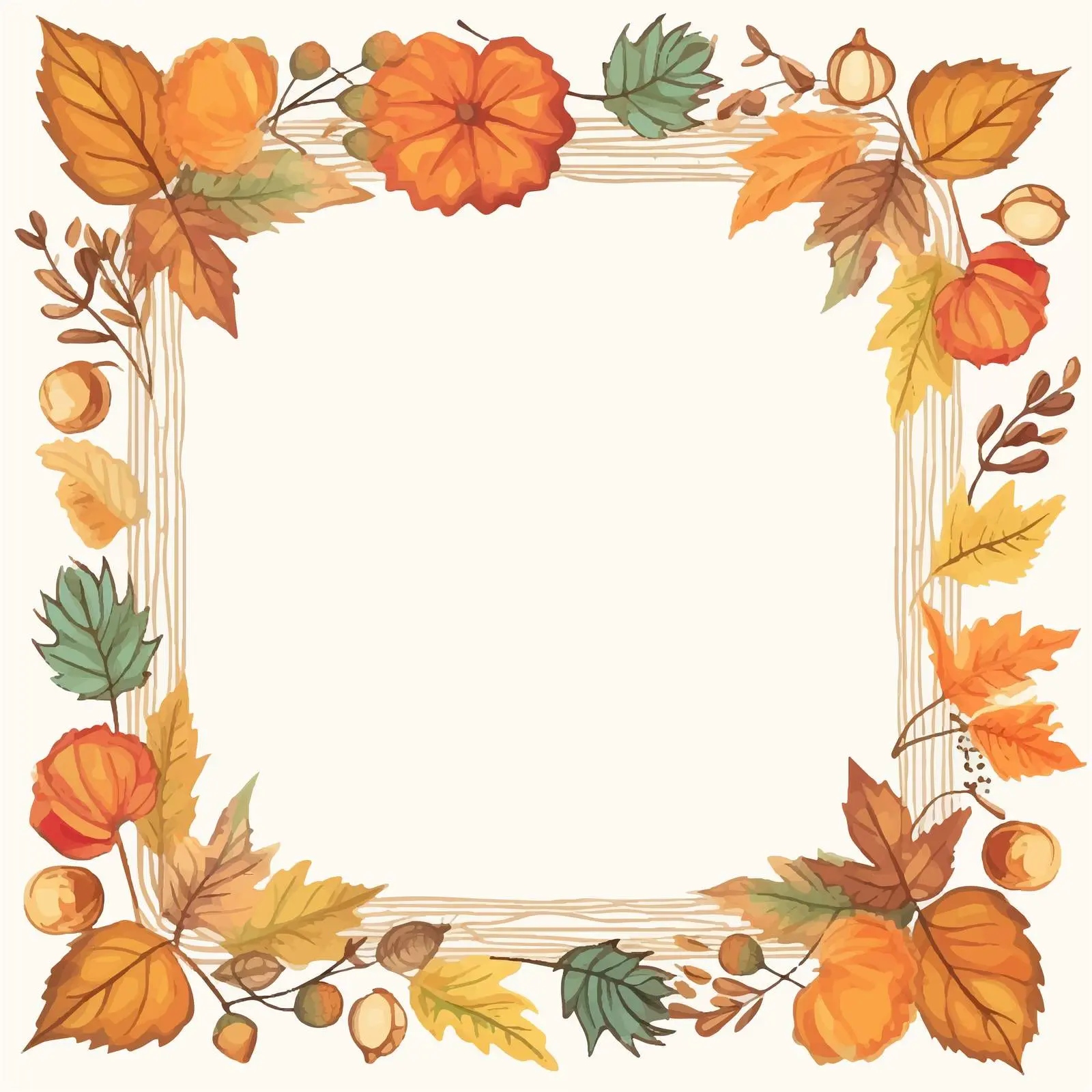 Autumn Colors Vintage Scrapbooking Page Design – free memory keeping image from Dotvec