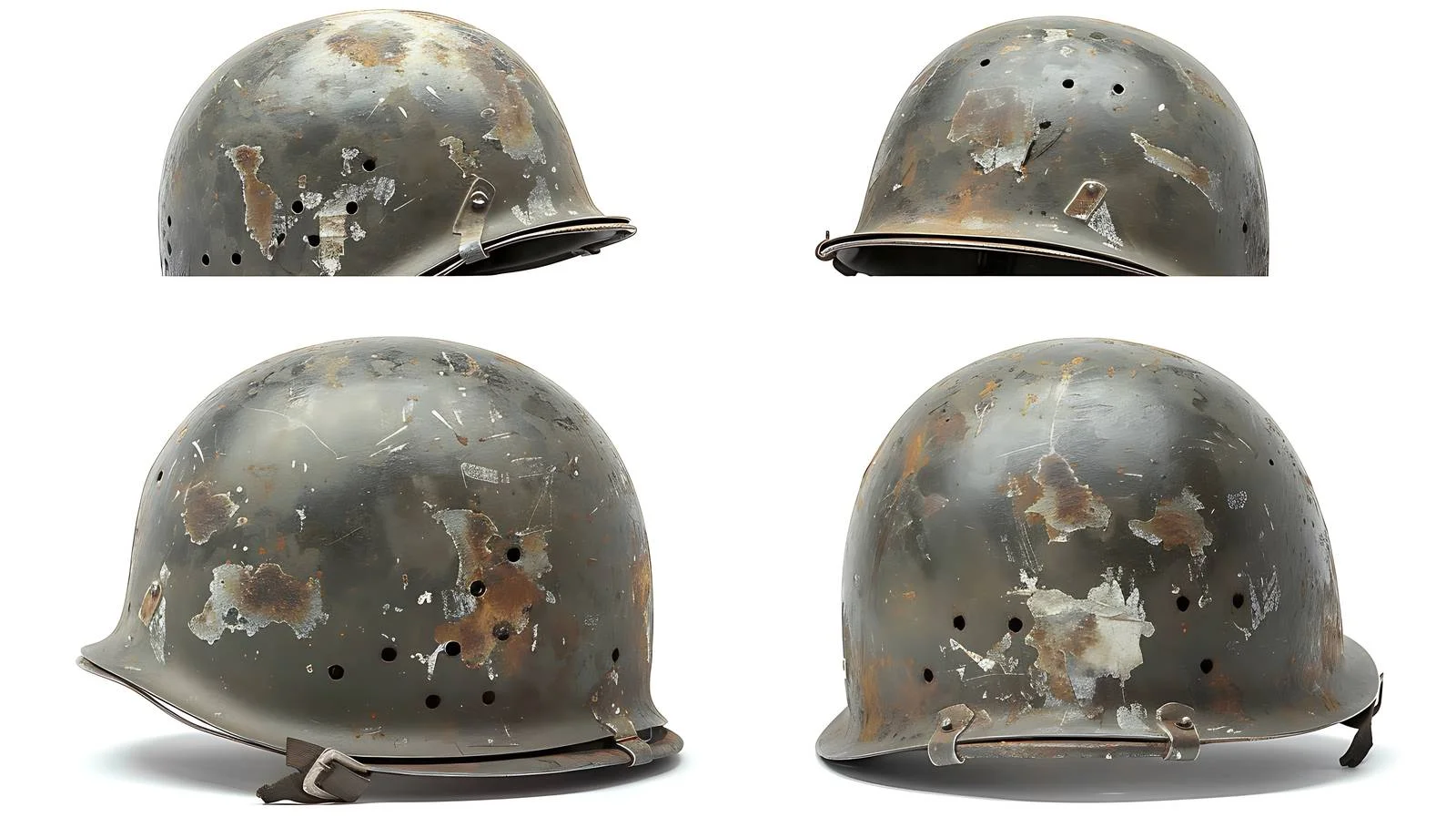 Historic United States army helmet display — free download from Dotvec
