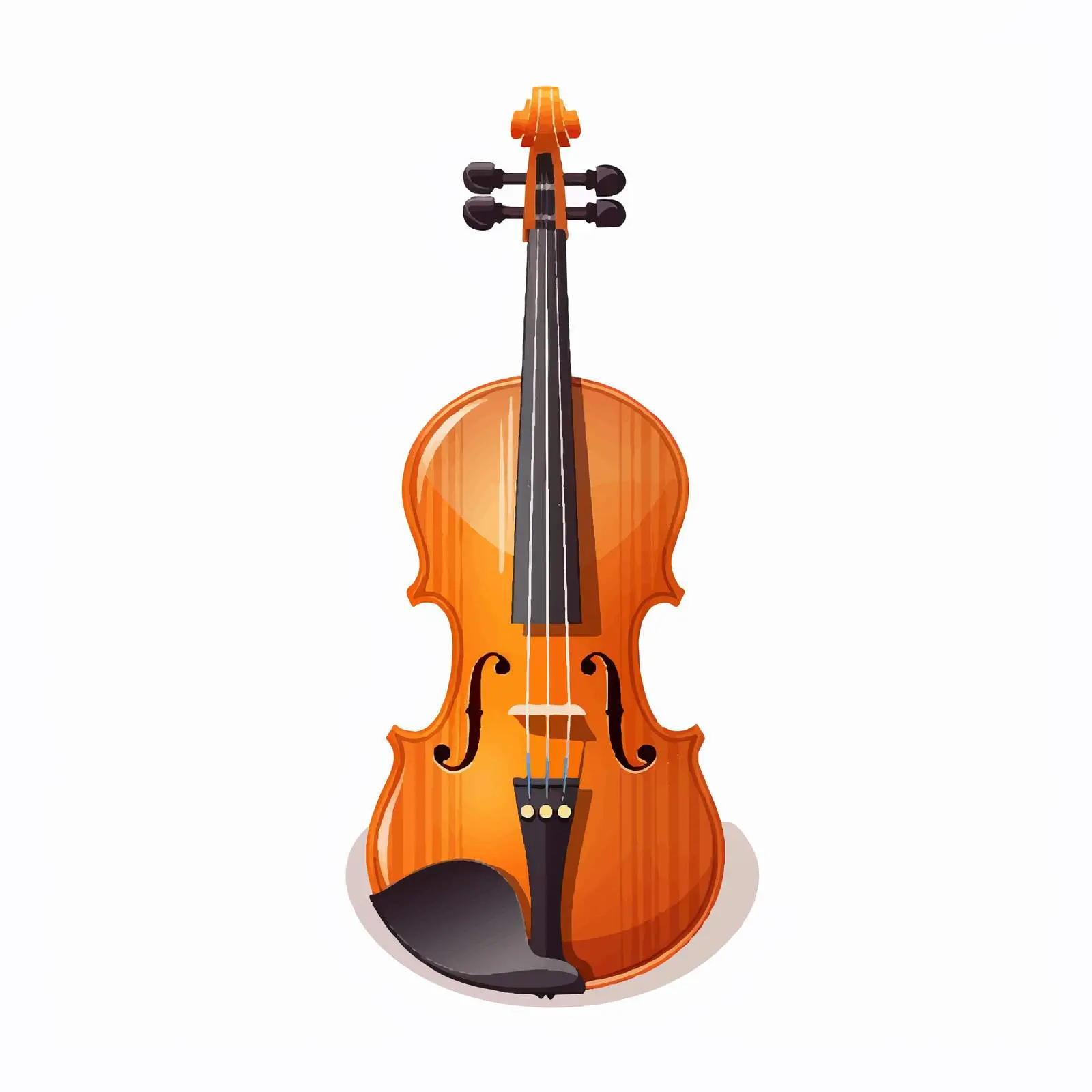 Isolated Violin Vector Illustration on White Background — free download from Dotvec