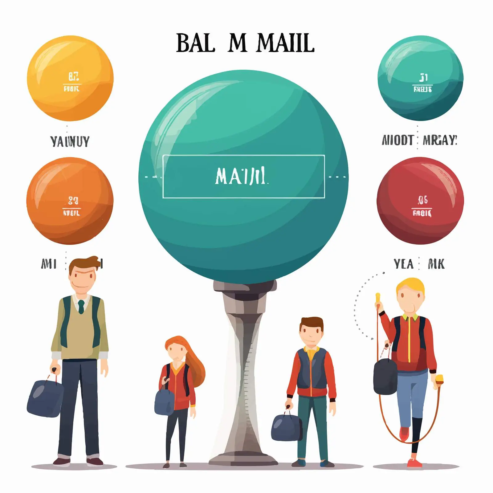 BMI Categories Illustrated Cartoon Vector — free download from Dotvec