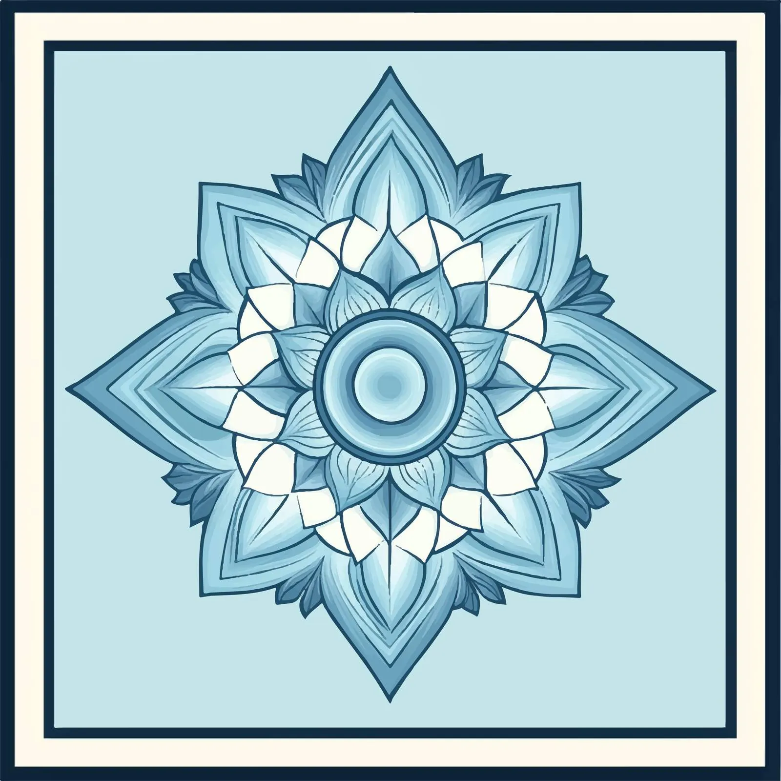 Visuddha Throat Chakra Flat Vector Illustration — free download from Dotvec