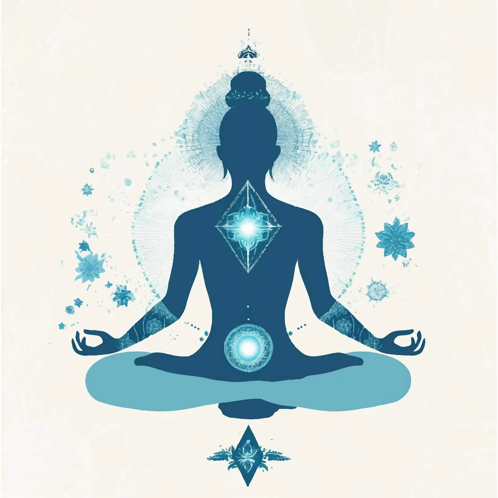 Visuddha Throat Chakra Tantrism Vector Illustration – free throat image from Dotvec